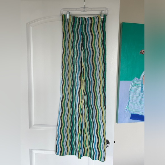 Simon Miller Nova Striped Viscose Pants - Picture 9 of 12